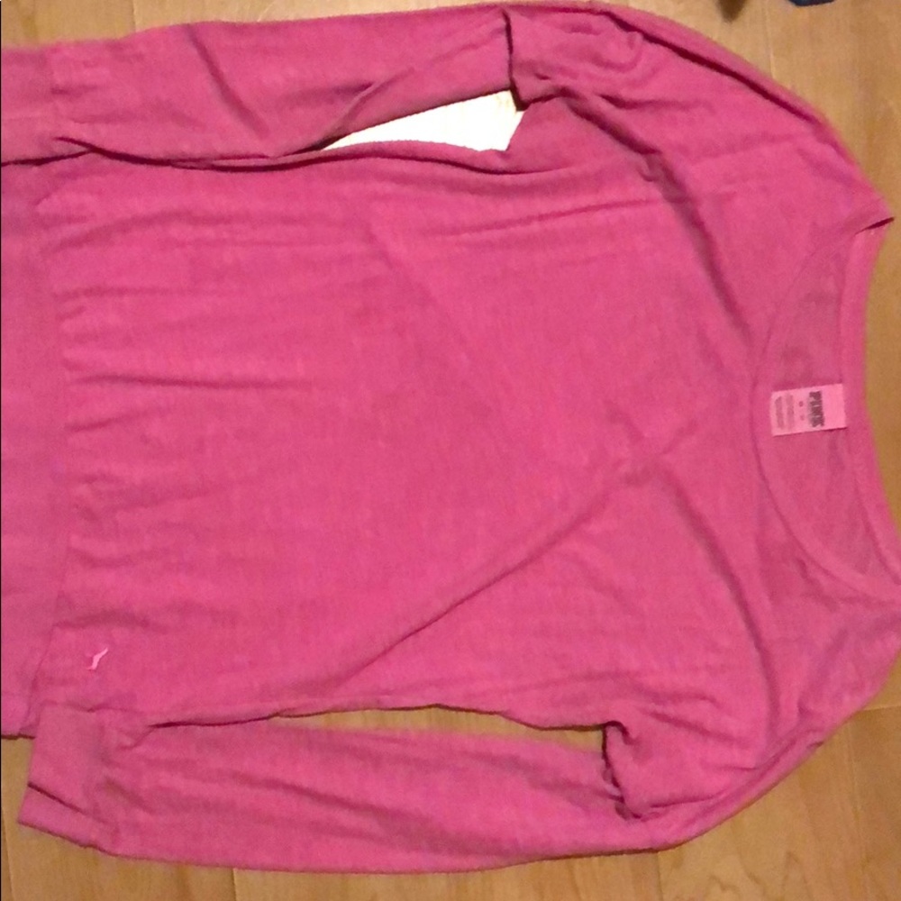 Women’s hot pink Victoria secret pink shirt